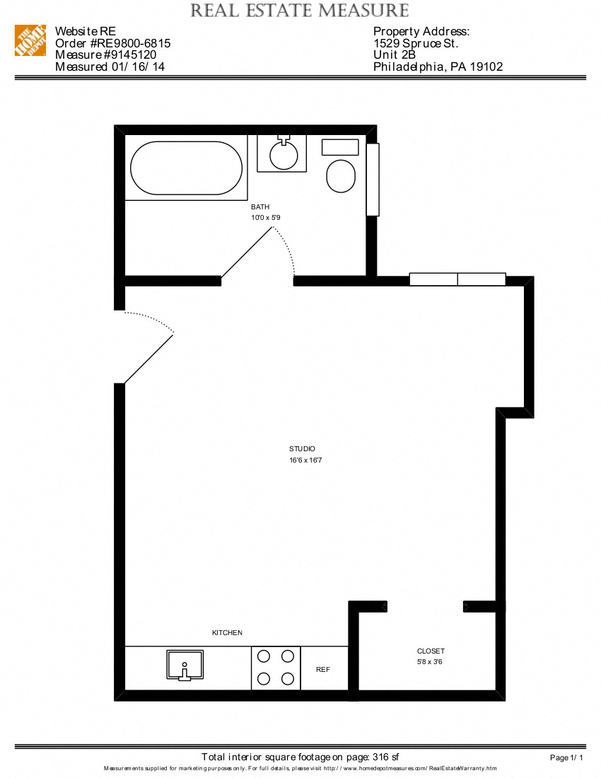 1529 Spruce Street Studio-2 Beds Apartment for Rent - Photo Gallery 5